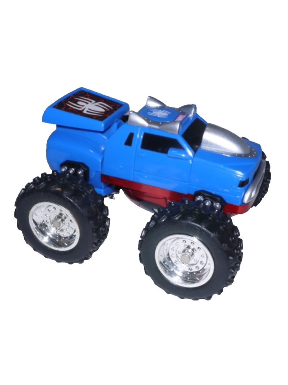 Marvel Spiderman Twist & Turn Flip 6" long reversible Monster Truck 2012